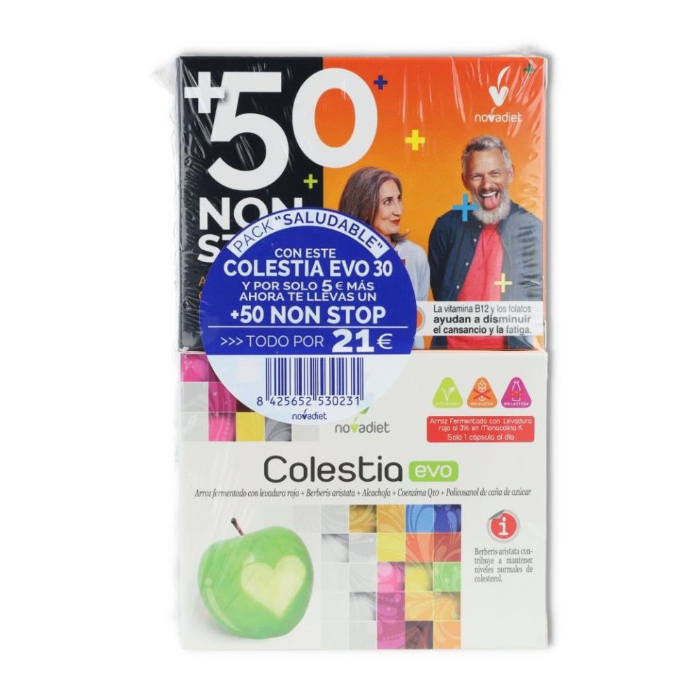 Pack colestia 30 cap   50 Non Stop Novadiet