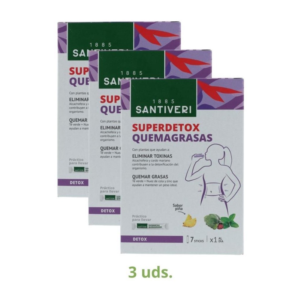 Santiveri Pack 3 Cajas SuperDetox  