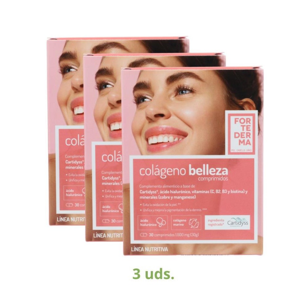 Herbora Pack 3 Cajas Colageno Belleza 30 comp