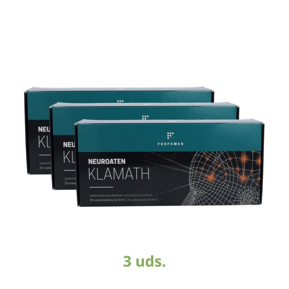 Herbora Pack 3 Cajas Neuroaten Klamath 20 viales