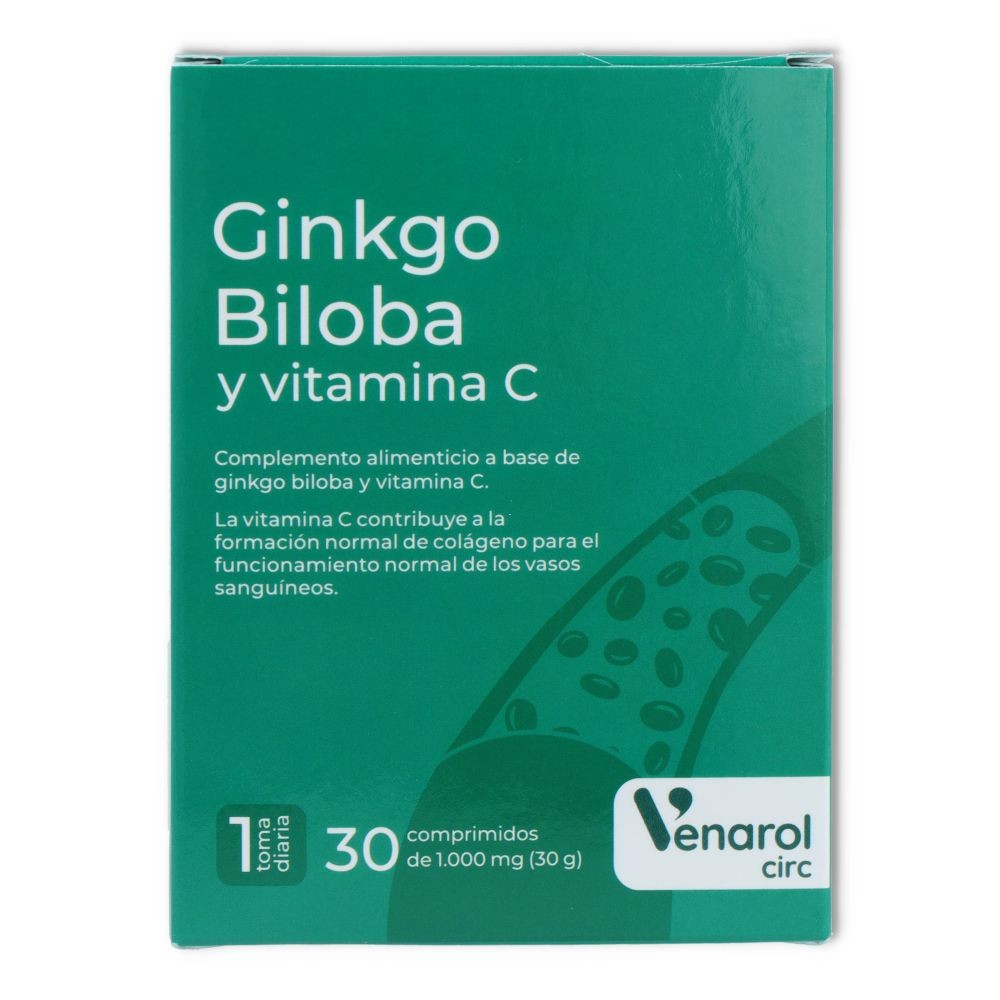 Herbora Ginkgo Biloba + Vitamina C 30 comprimidos