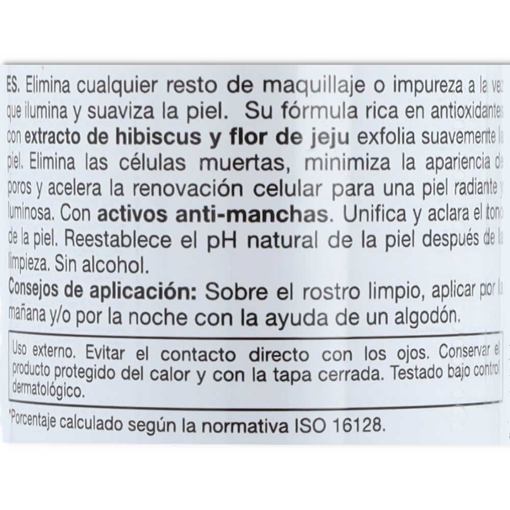 Tónico Exfoliante Iluminador 200 ml Bella Aurora