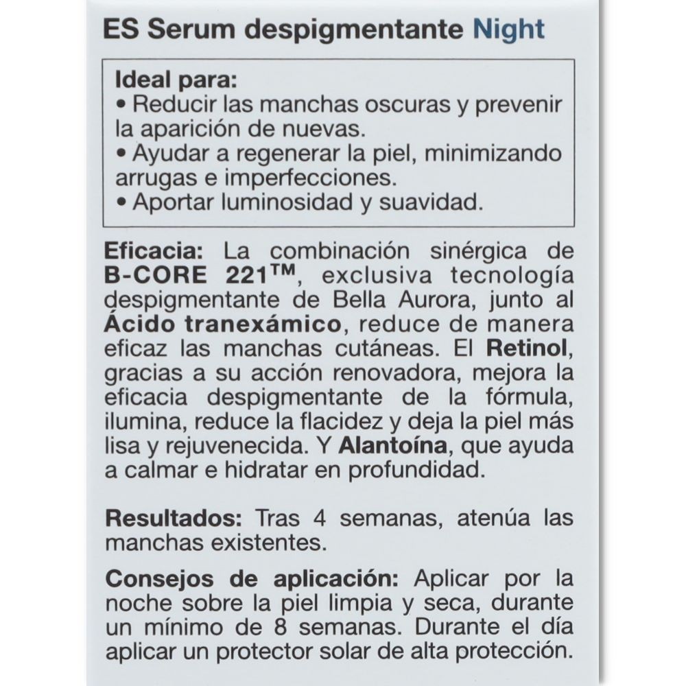 Bella Aurora Bio 10 Forte Noche Serum Despigmentan 30 ml