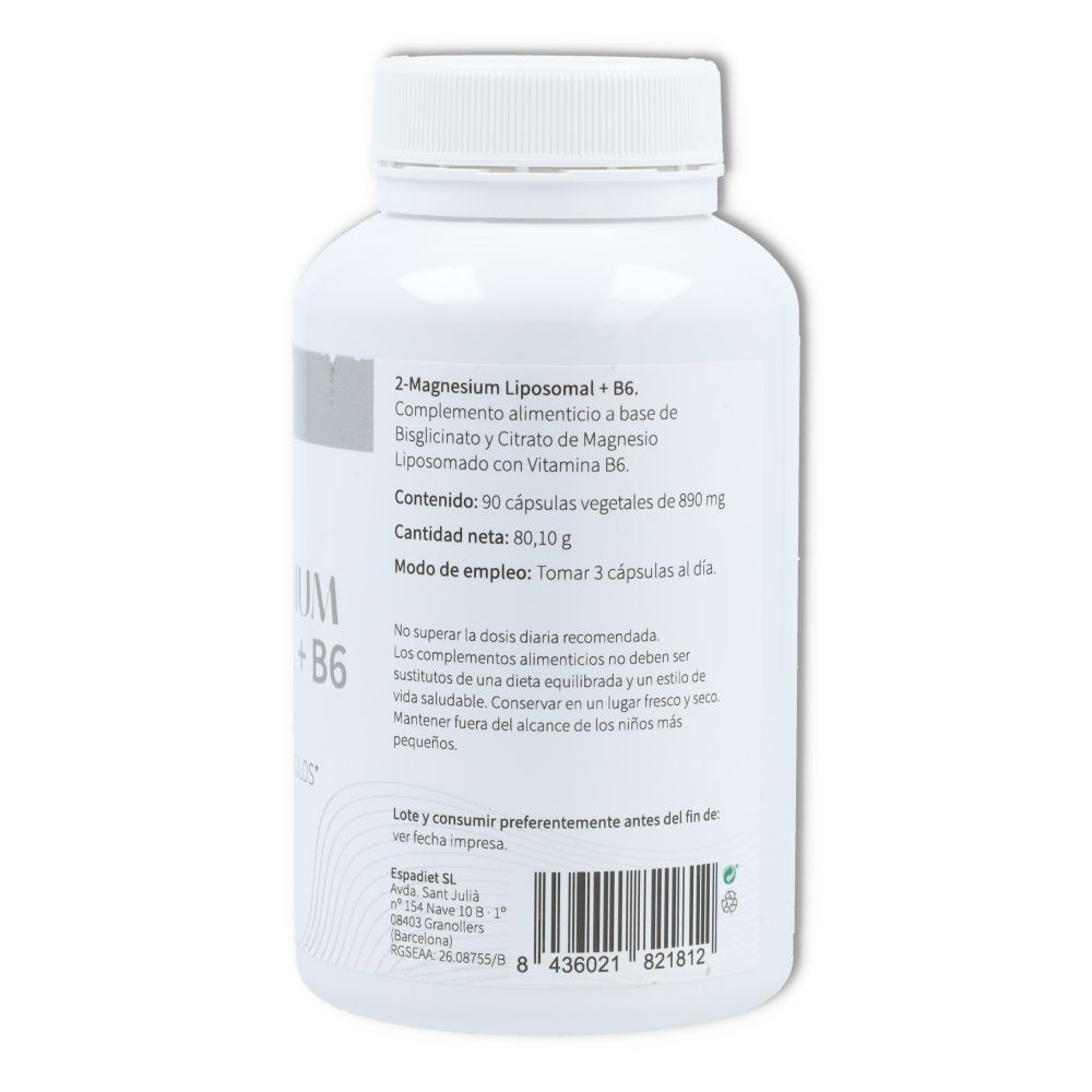 EspaDiet 2 Magnesium Liposomal + B 6 90 cápsulas