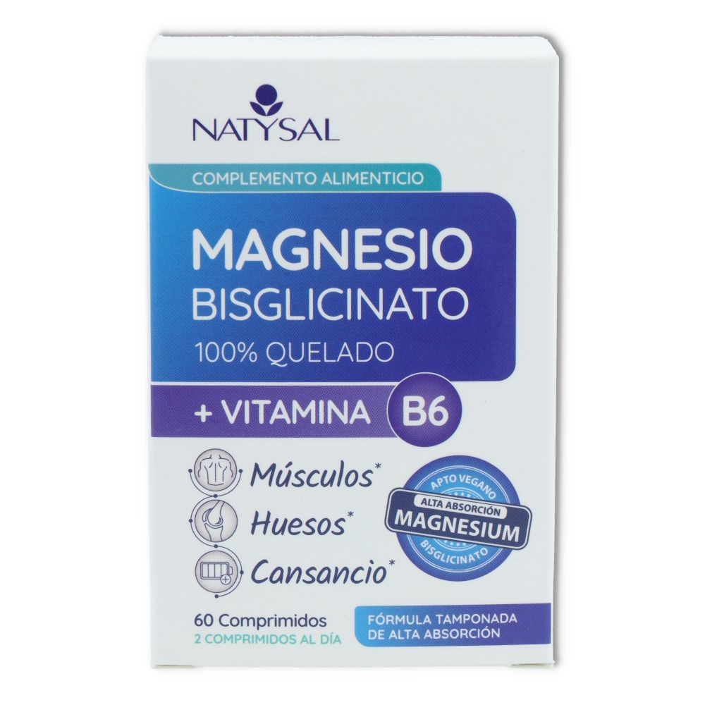 Natysal Magnesio + B6 700 Mg 60 comprimidos