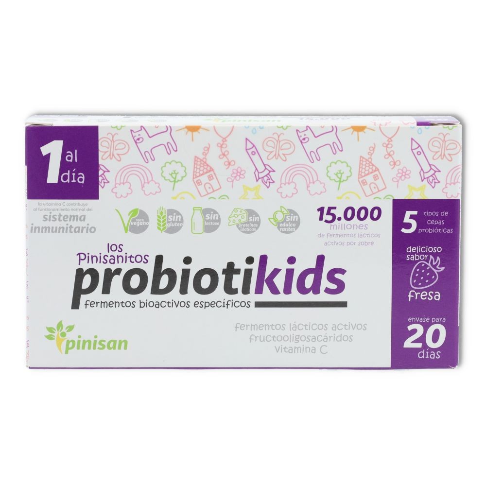 Pinisan Probiotikids Sabor Fresa 20 sobres