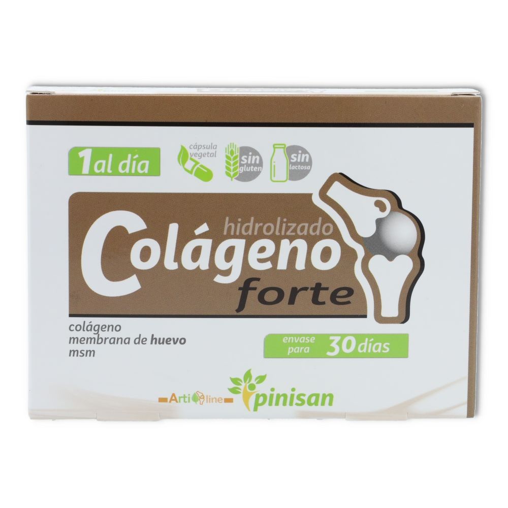 Colágeno hidrolizado forte 30 cápsulas Pinisan