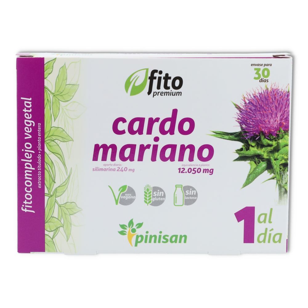 Fito Premium cardo mariano 30 cápsulas Pinisan