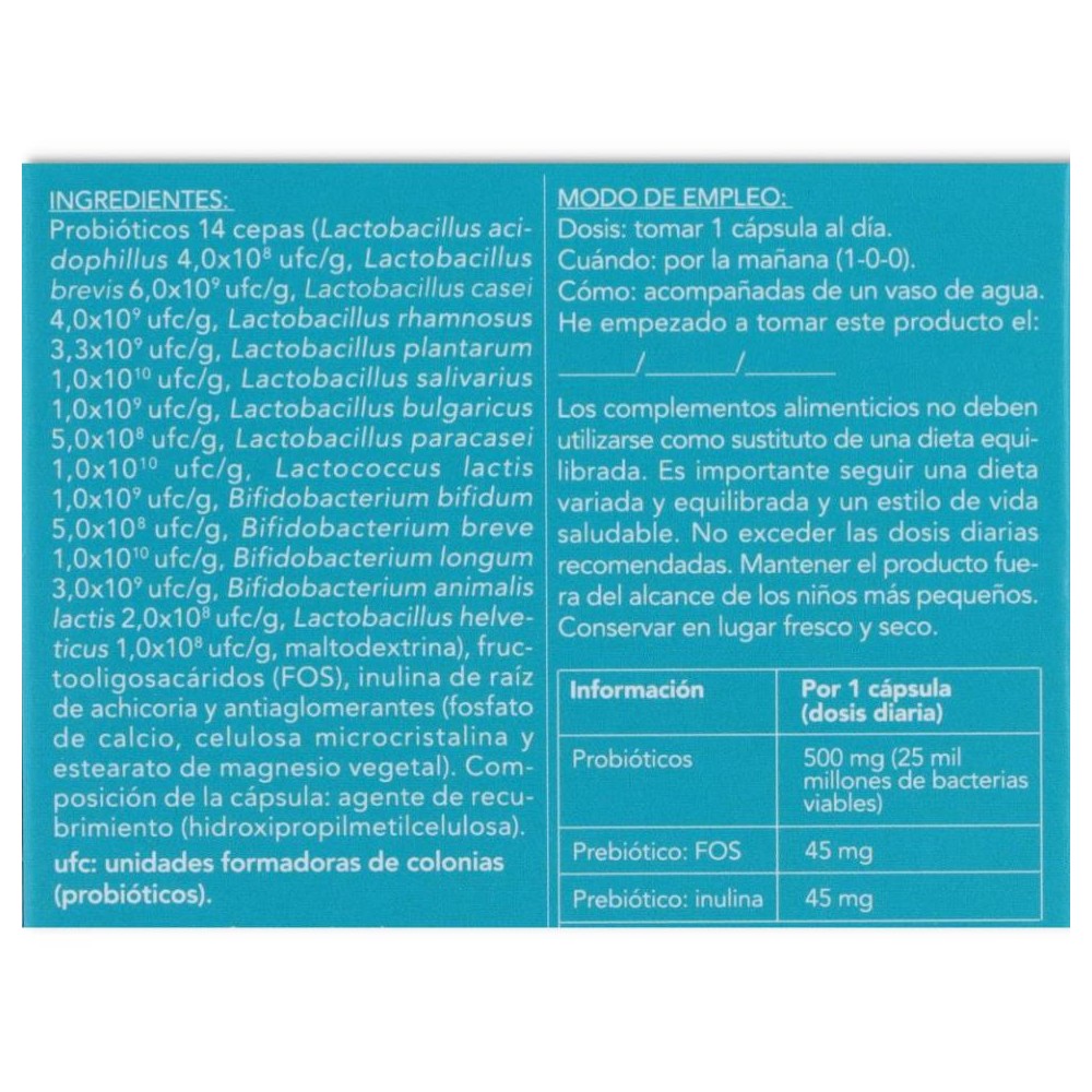 Herbora Pack 2 Cajas Probiotic 14  24 cápsulas 1 U