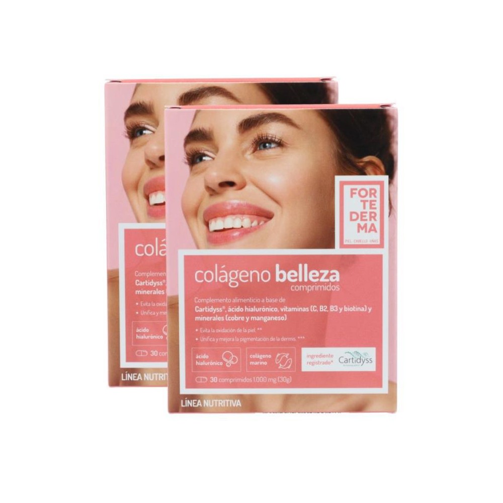 Herbora Pack 2 Cajas Colageno Belleza 30 comprimid