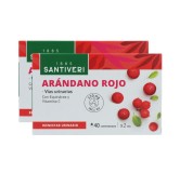 Santiveri Pack 2 Cajas Arandano Rojo 40 comprimido