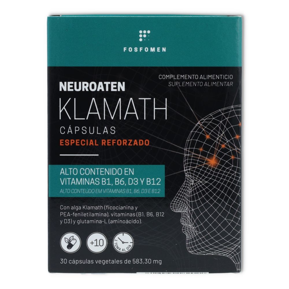 Herbora Pack 3 Cajas Neuroaten Klamath 30 cápsulas