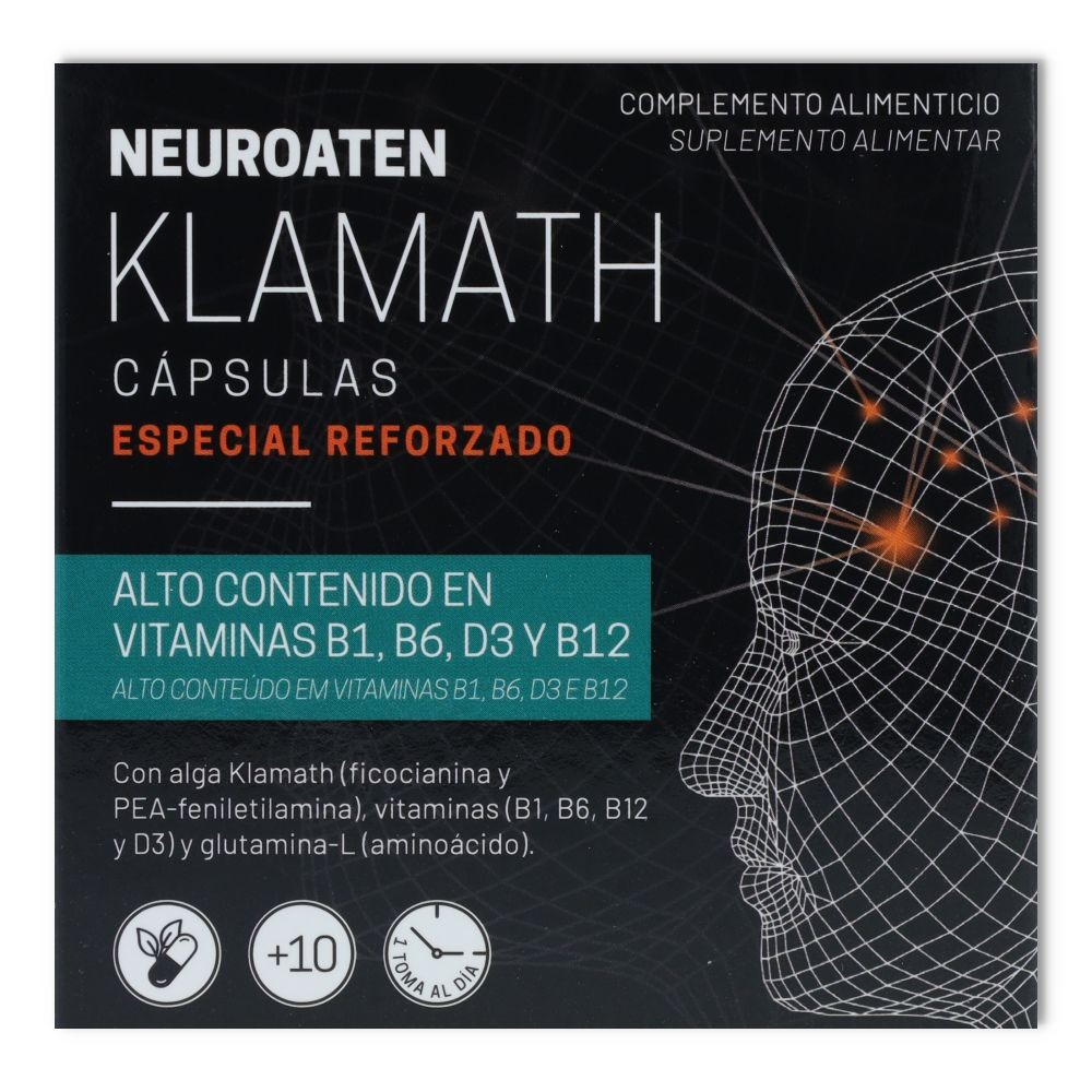 Herbora Pack 3 Cajas Neuroaten Klamath 30 cápsulas