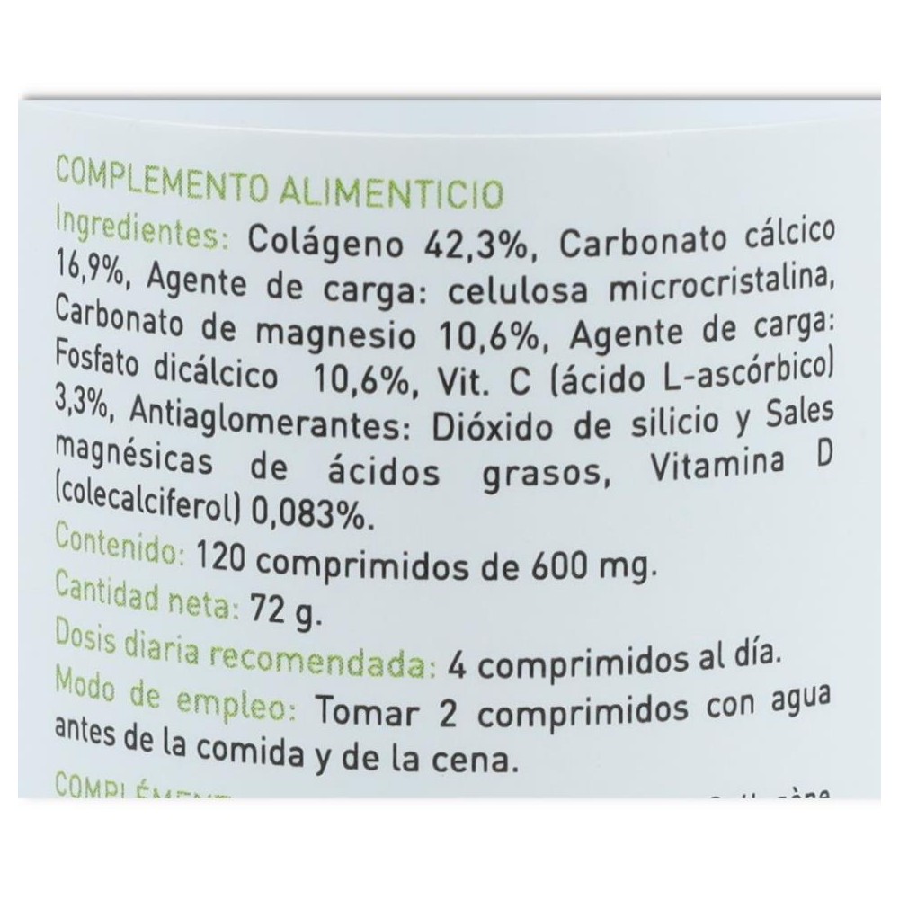 COLAGENO CON MAGNESIO Y VIT  C Y D 120 COM 