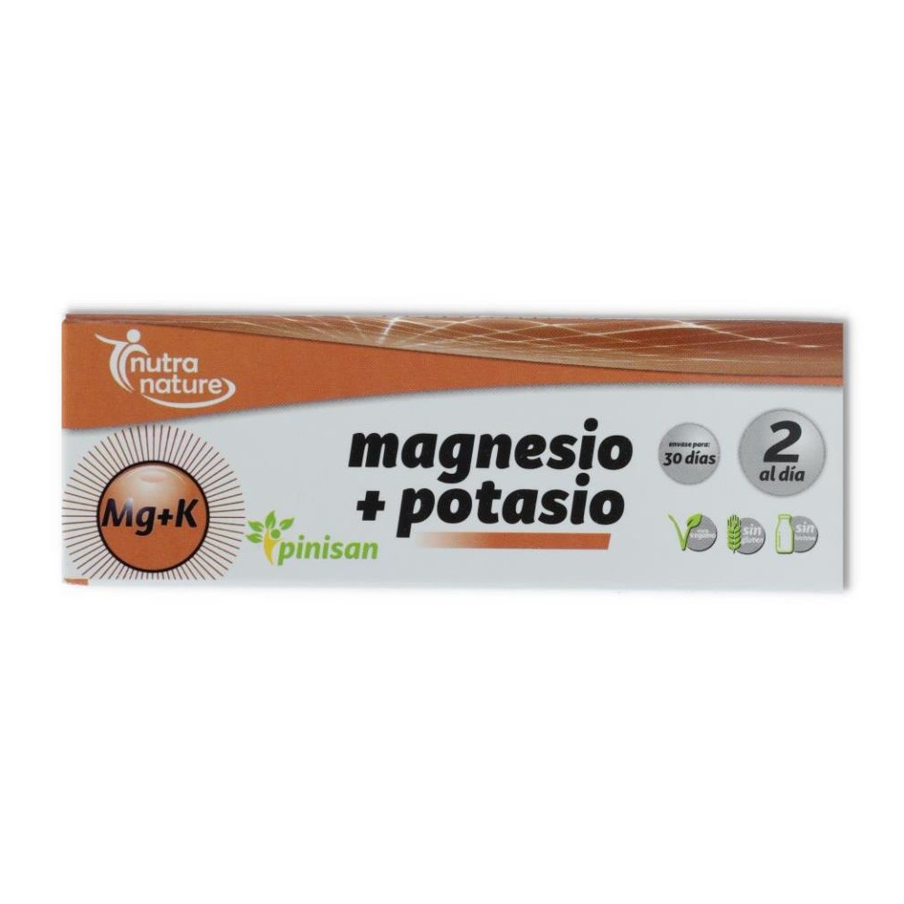 Magnesio Potasio 60 comp Pinisan