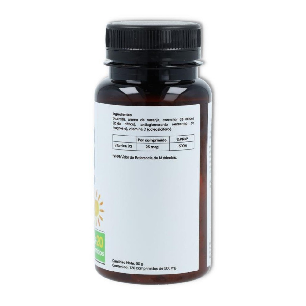 Vermont Vitamina D3 120 comprimidos