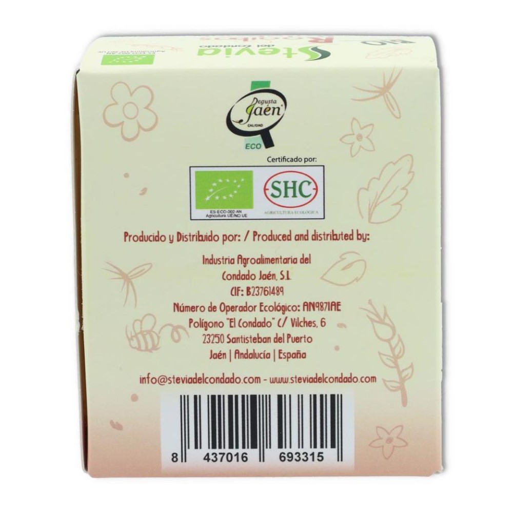 Rooibos Kalahari  Bio 15 piramides Stevia del Cond