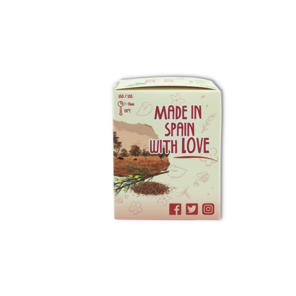 Rooibos Kalahari  Bio 15 piramides Stevia del Cond