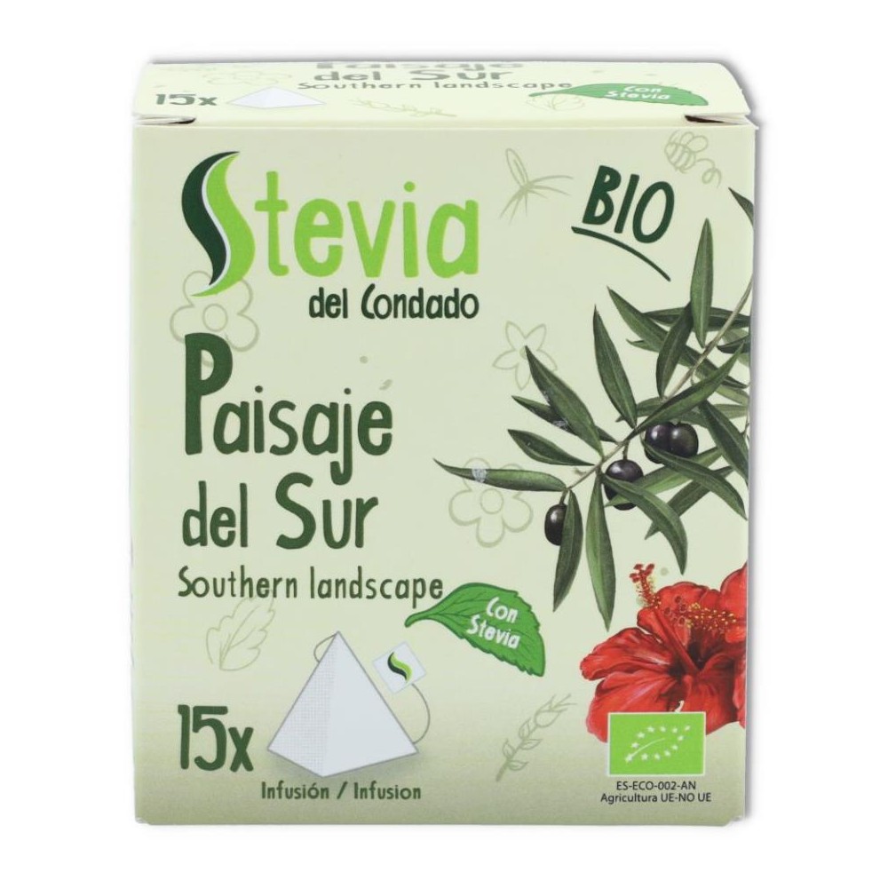 Paisaje del Sur Bio 15 piramides Stevia del Conda