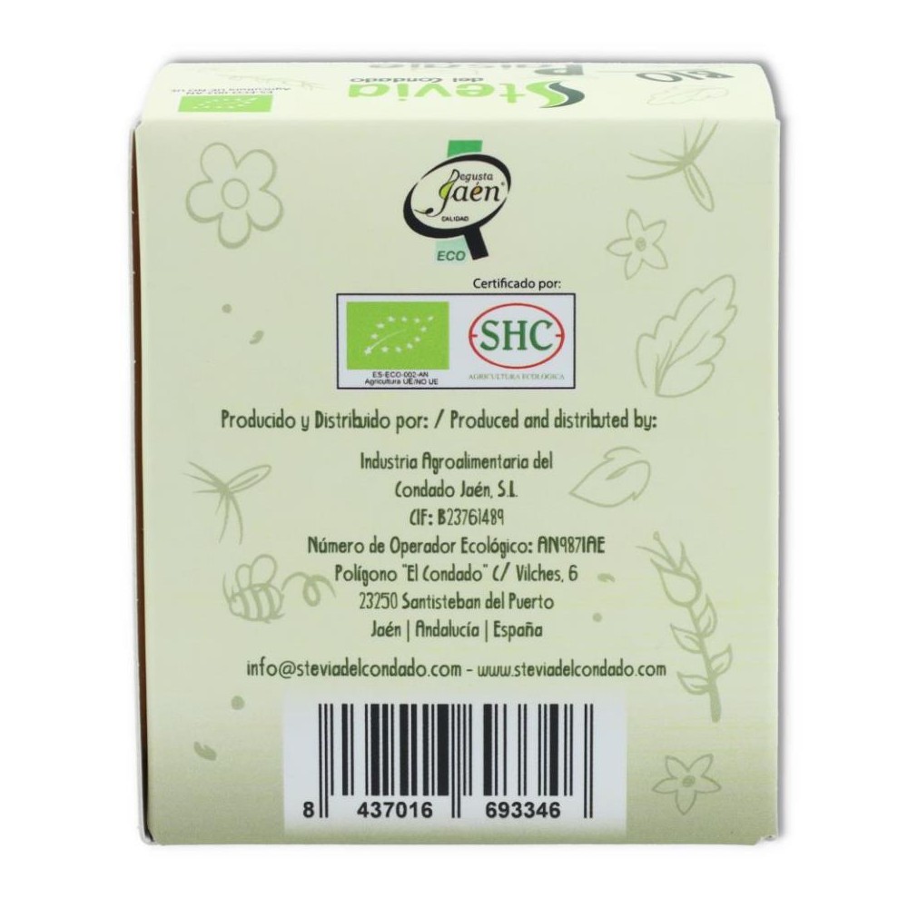 Paisaje del Sur Bio 15 piramides Stevia del Conda