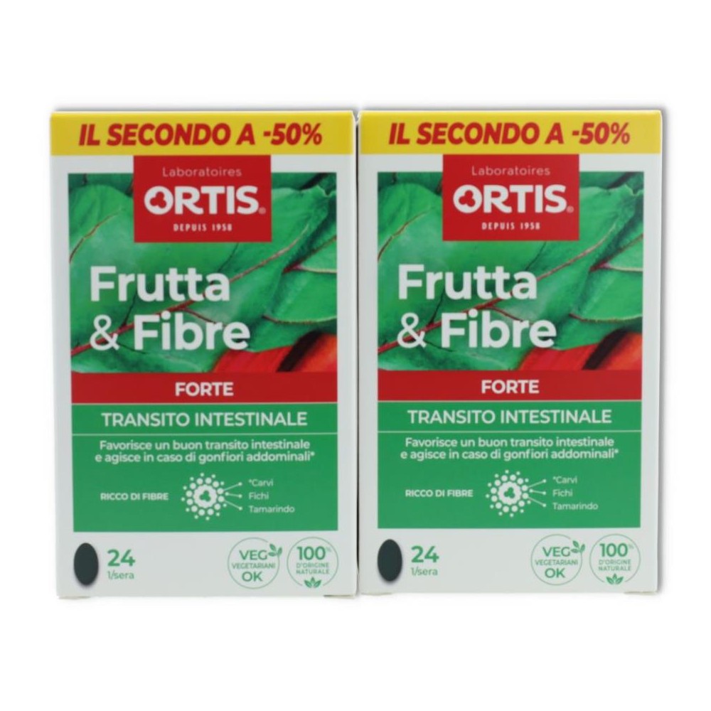 Ortis Pack Frutta y Fibre 24 24 comprimidos