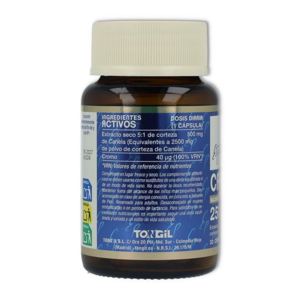Tongil Estado Puro Canela 25000mg 30 cápsulas