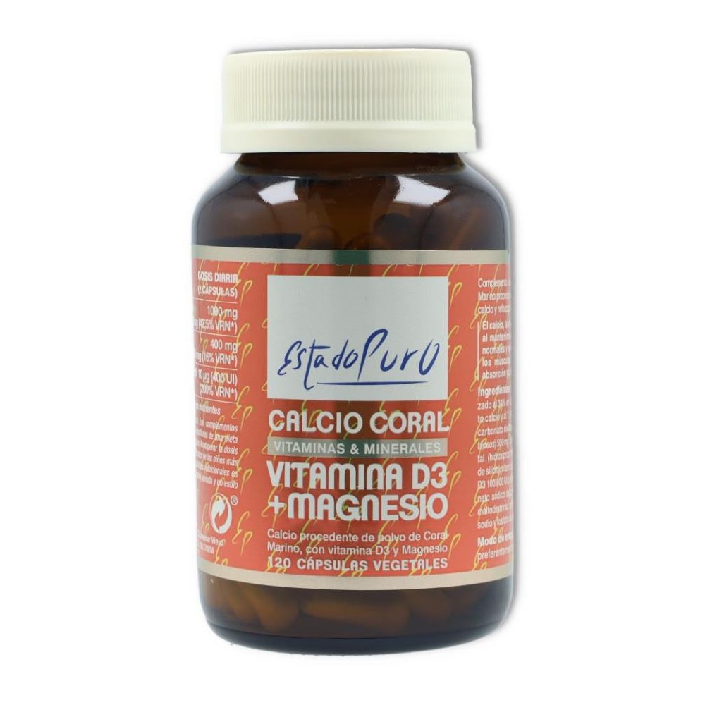 Tongil Calcio Coral Vit  D3 y Magnesio 120 cápsula