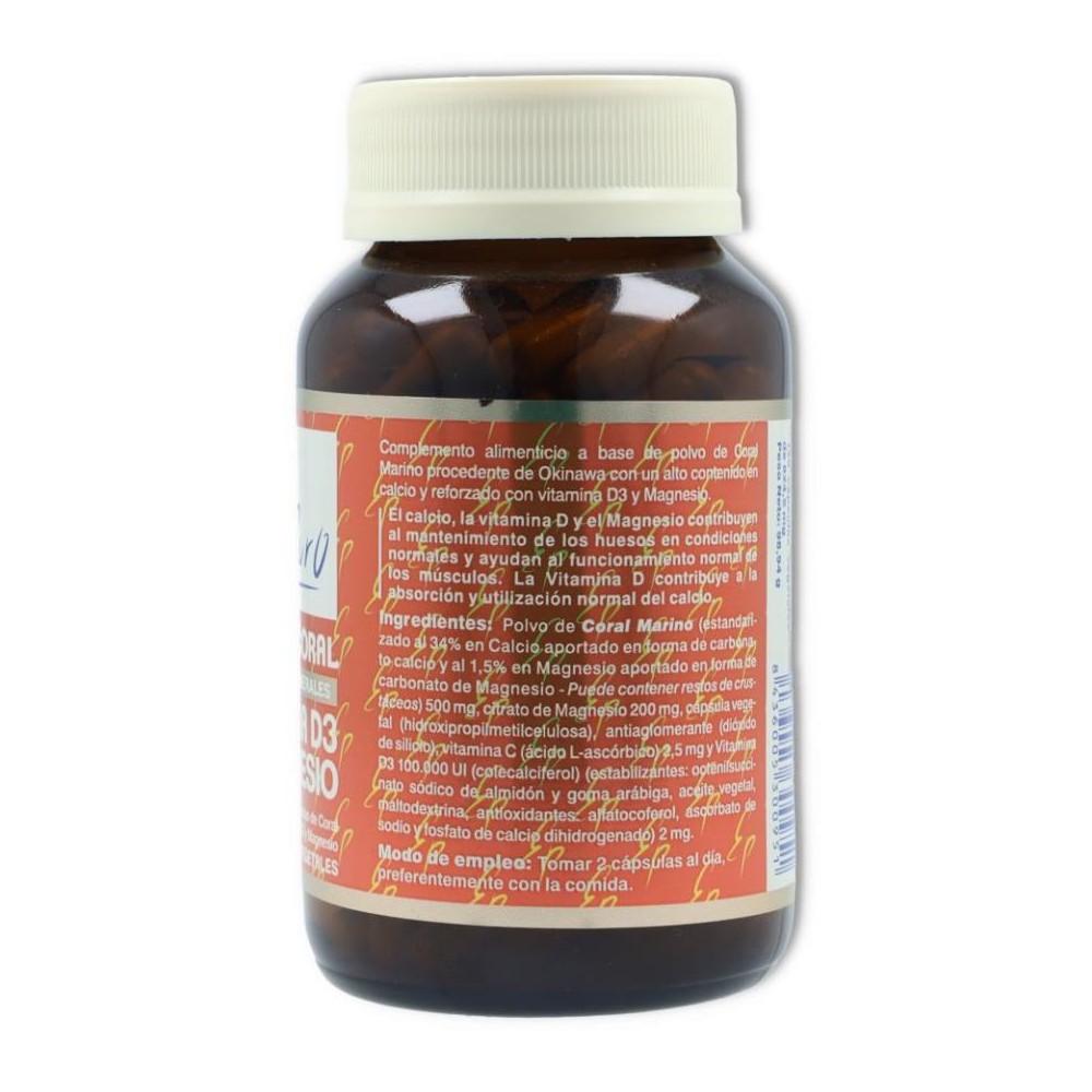 Tongil Calcio Coral Vit  D3 y Magnesio 120 cápsula