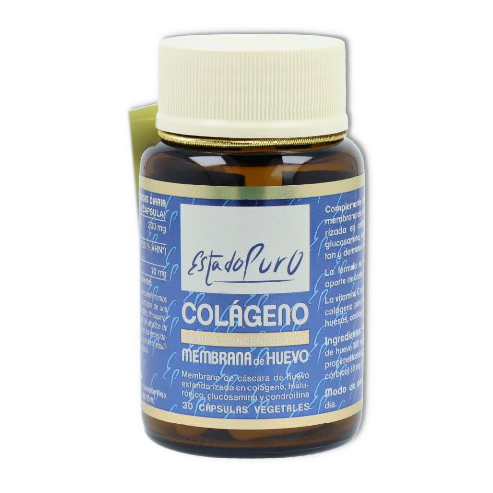 Colageno membrana de huevo 30 caps Estado puro