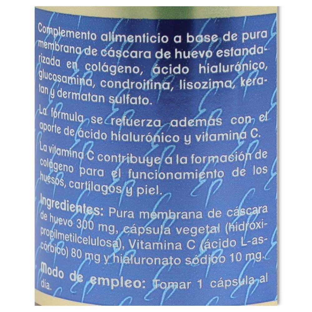 Colageno membrana de huevo 30 caps Estado puro