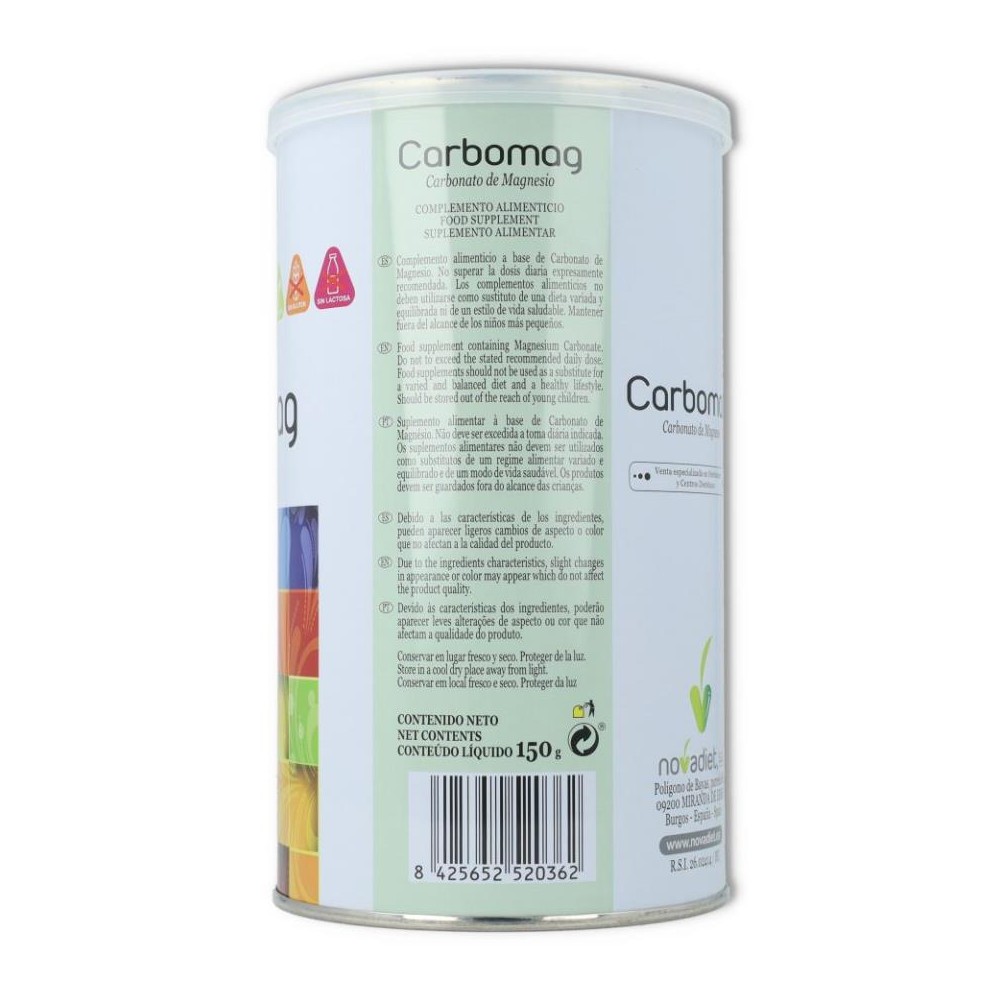 Novadiet Carbomag 150 gramos