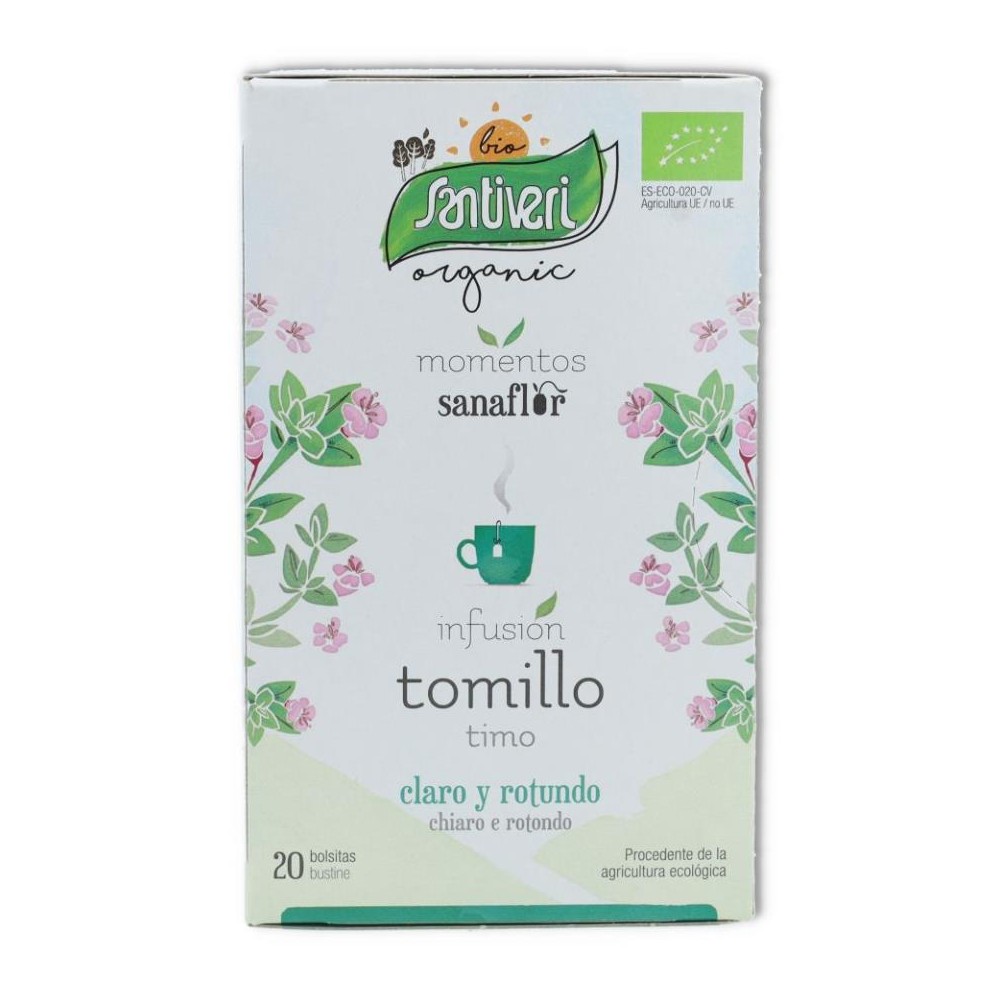 Santiveri Filtros de tomillo bio Sanaflor 