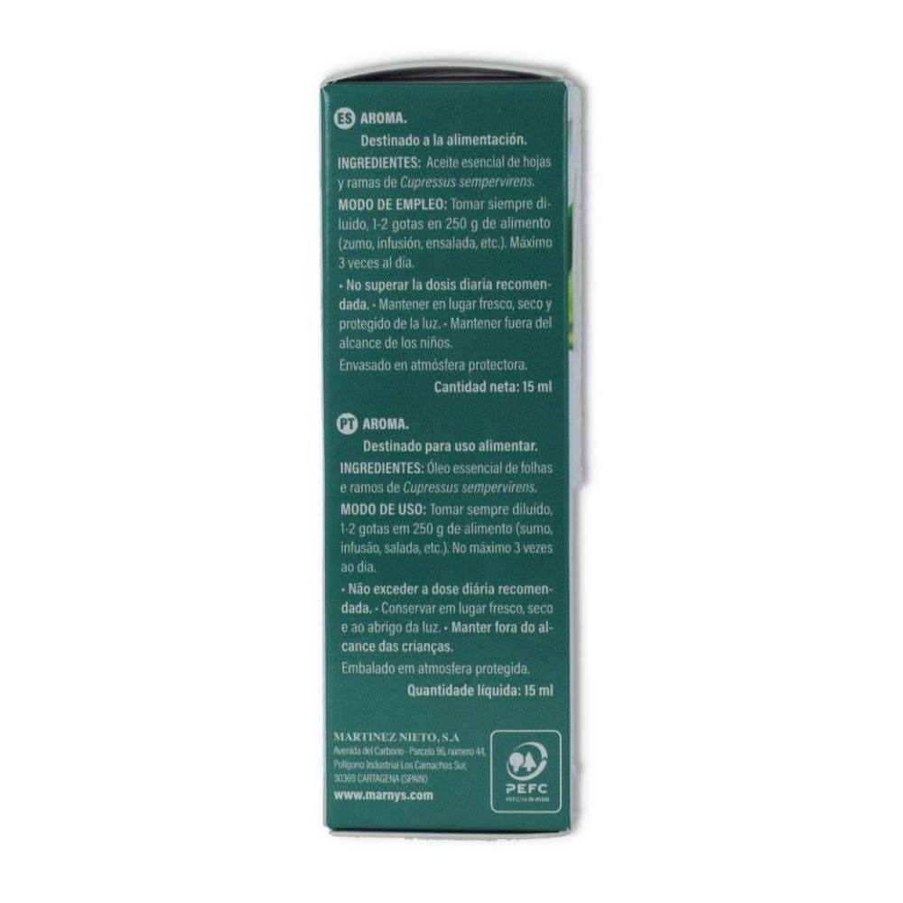 Aceite Esencial Cipres 15 ml Marnys