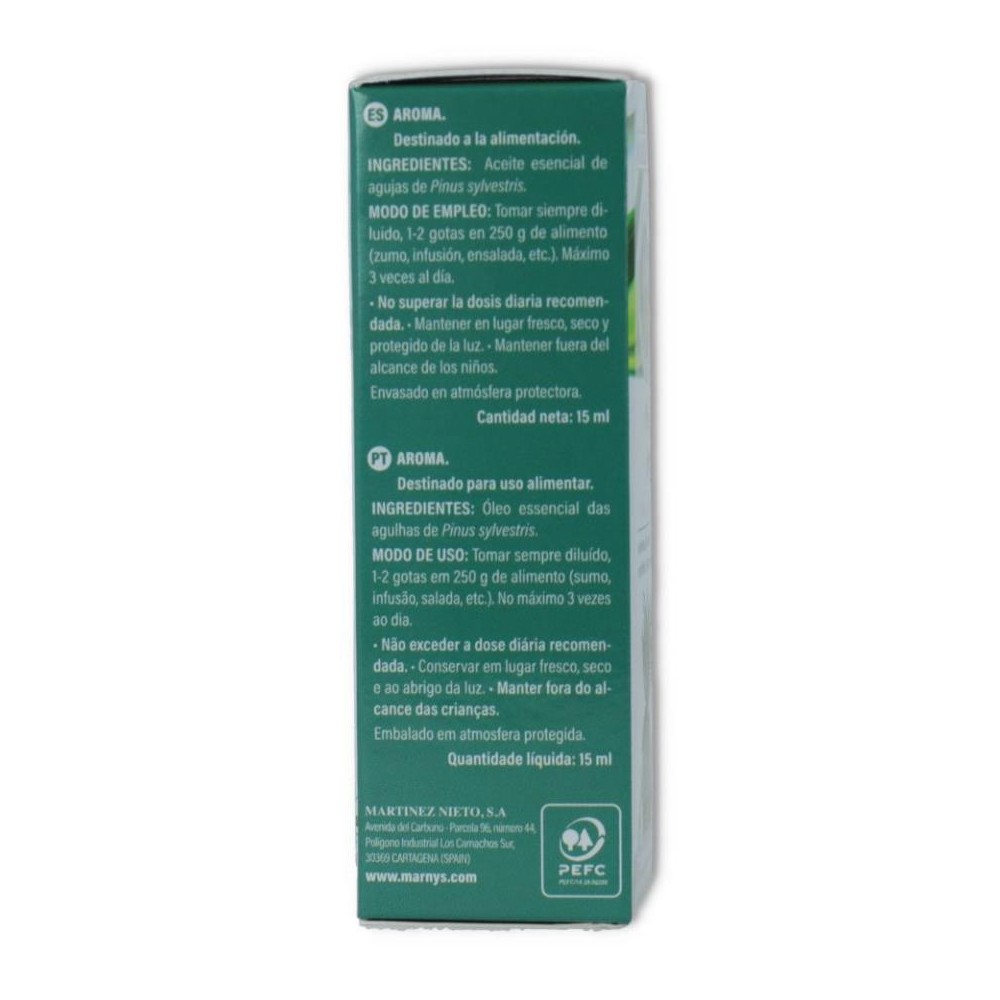 Aceite Esencial Alimentario Pino 15 ml Marnys