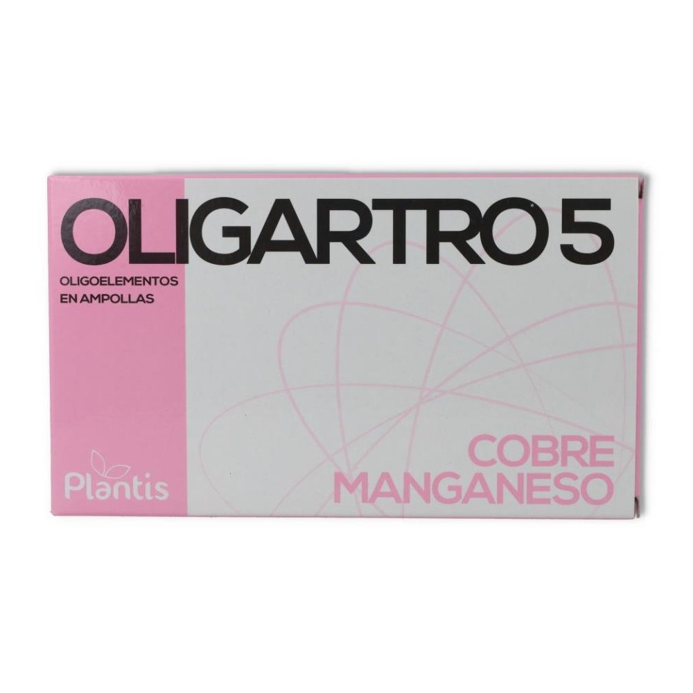 Plantis Oligartro 5 20 amp de 5 ml Cobre y Mangane