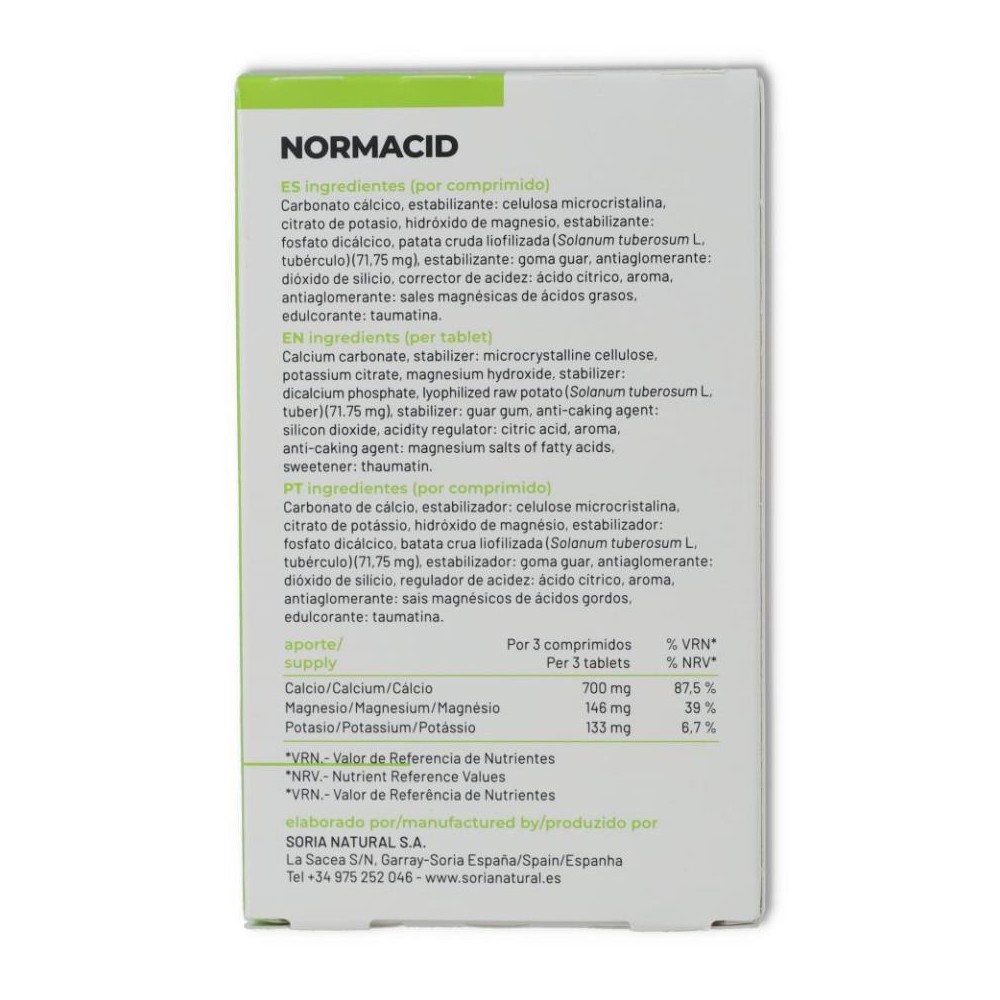 Normacid citrus 32 comp Soria