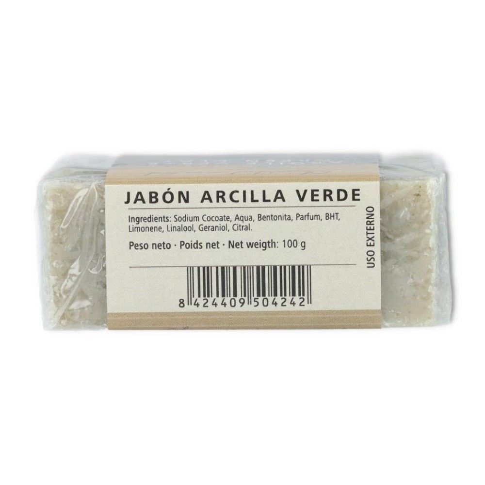 JABON NATURAL ARCILLA VERDE 100 gr PLANTAPOL