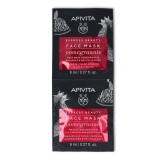 Apivita Face Mask Express Pomegranate 2*8 ml