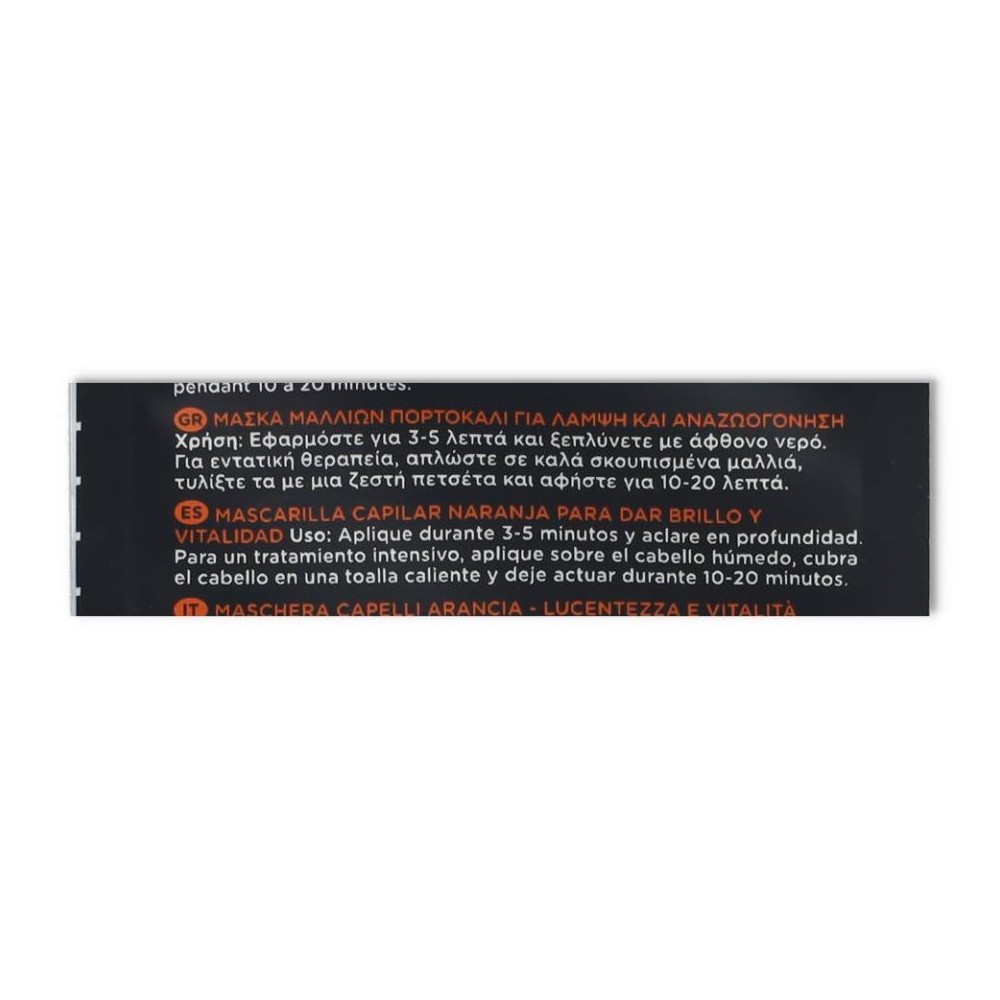 MASCARILLA CAPILAR BRILLO Y VITALIDAD 20ml