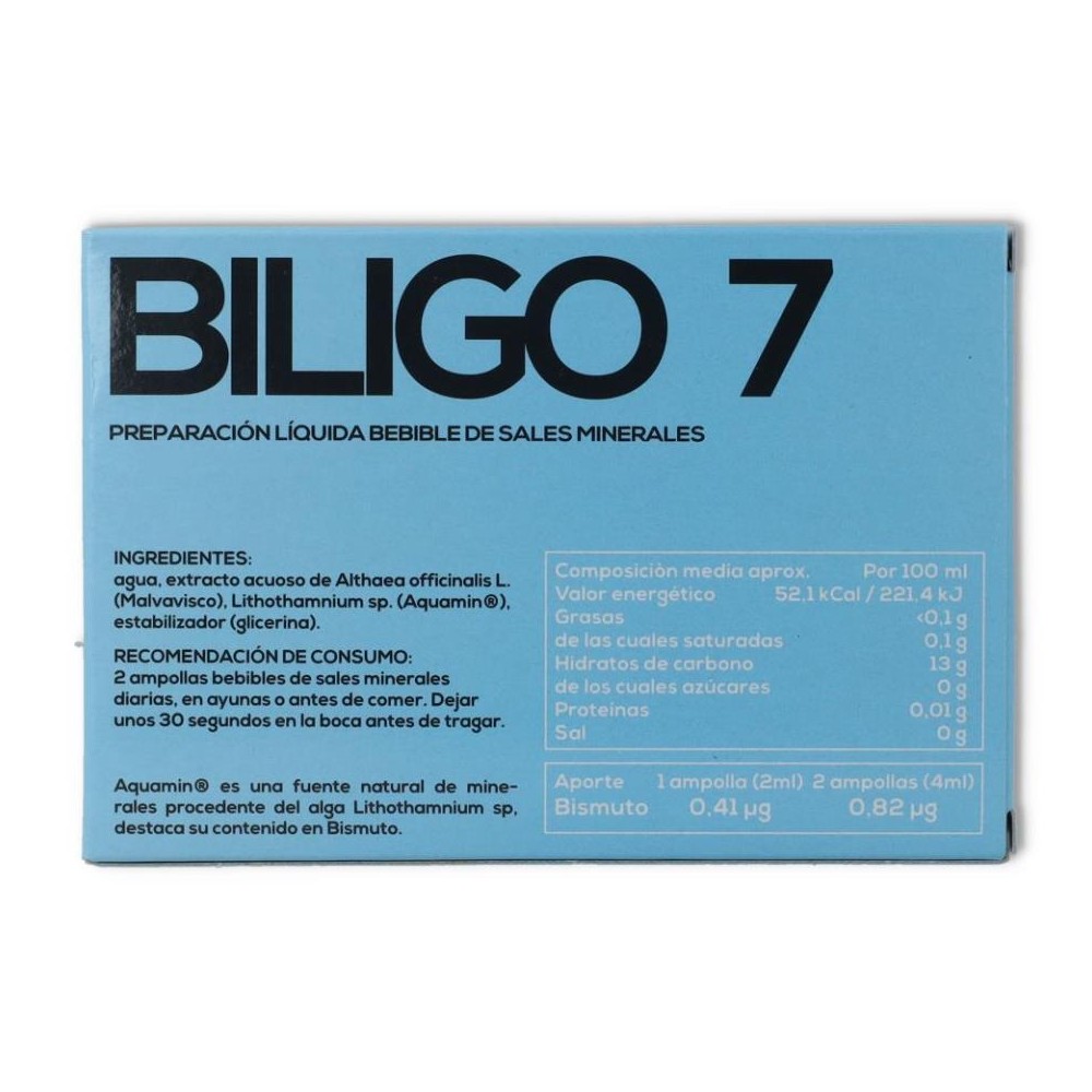 Plantis Biligo 7 bismuto 20 amp de 2 ml 