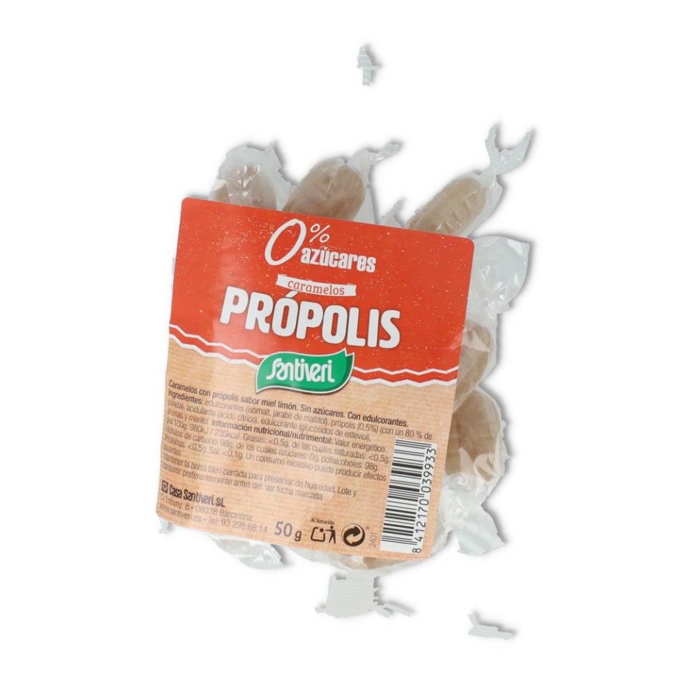 Caramelos Propolis sin Azucar 50 gr Santiveri