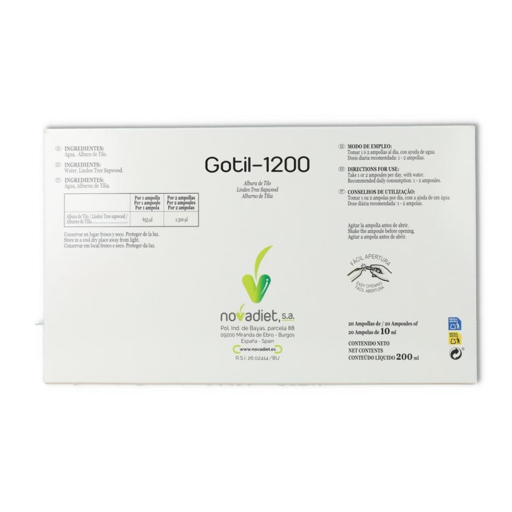 Novadiet Gotil 20 viales