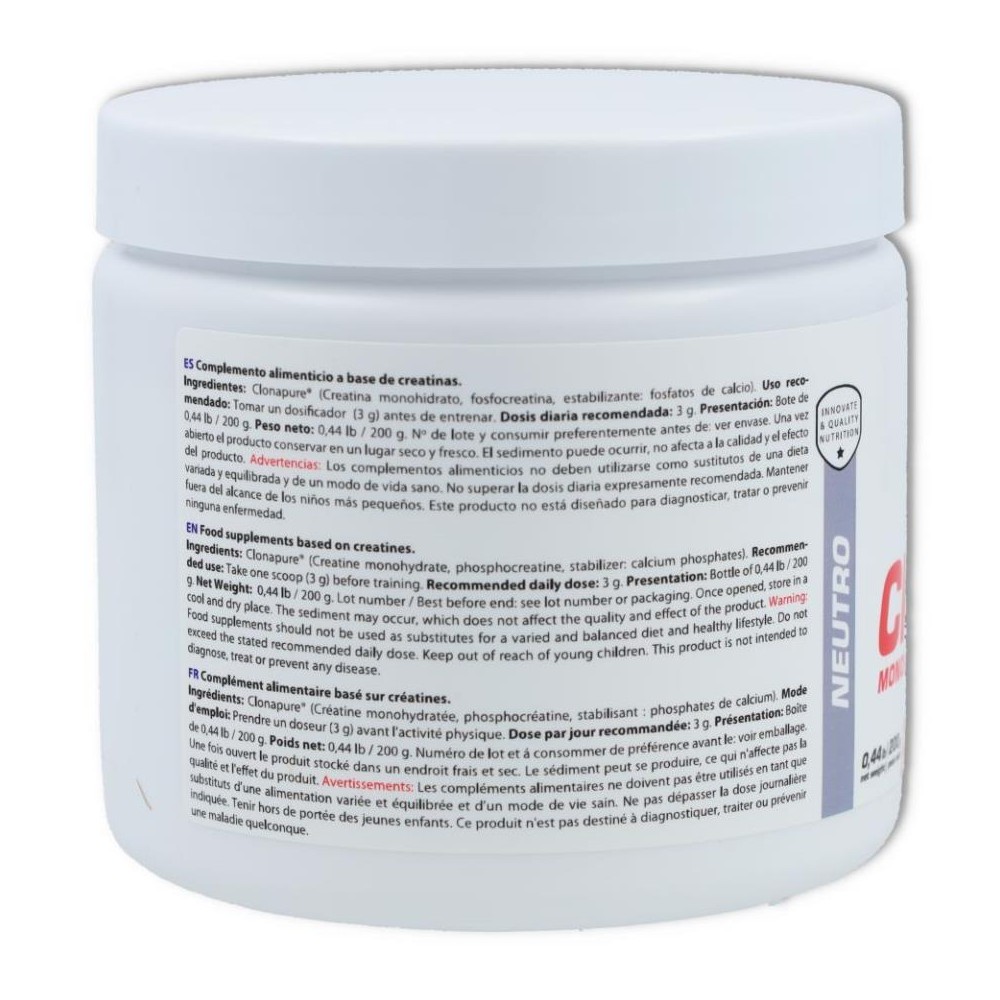 Creatina Clonapure 200 gr Vitobest