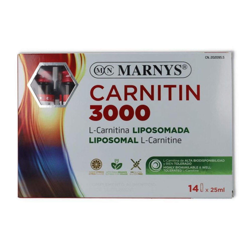L-Carnitin Liposomal 3000 14 viales Marnys