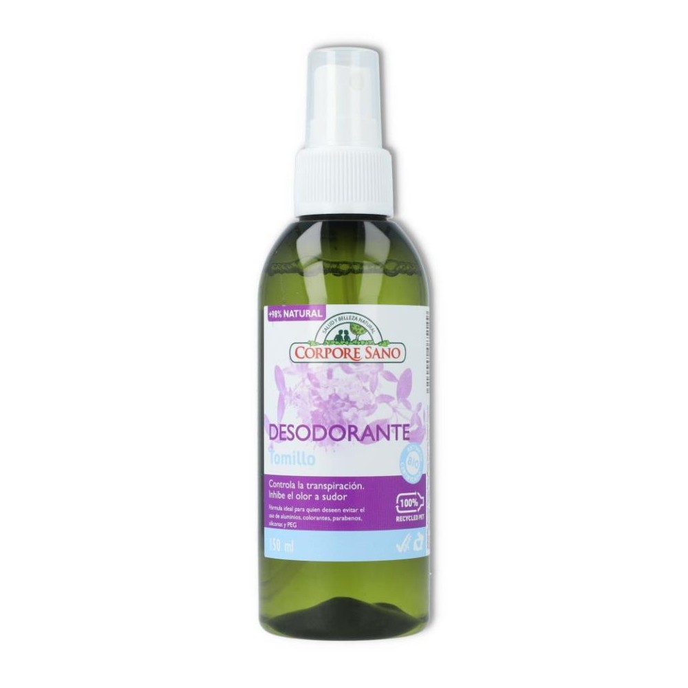 Desodorante de Tomillo spray 150 ml Corpore Sano