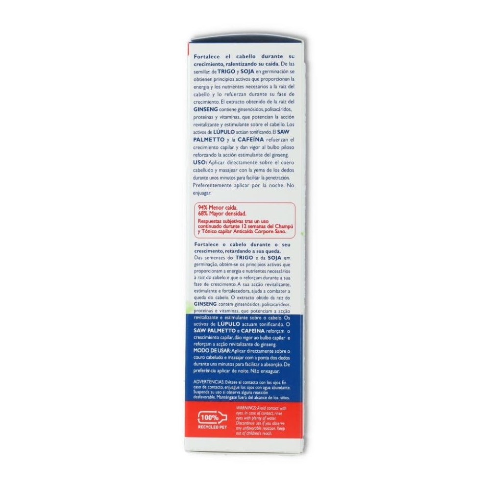 TONICO ANTICAIDA100 ml  ECO CORPORE SANO