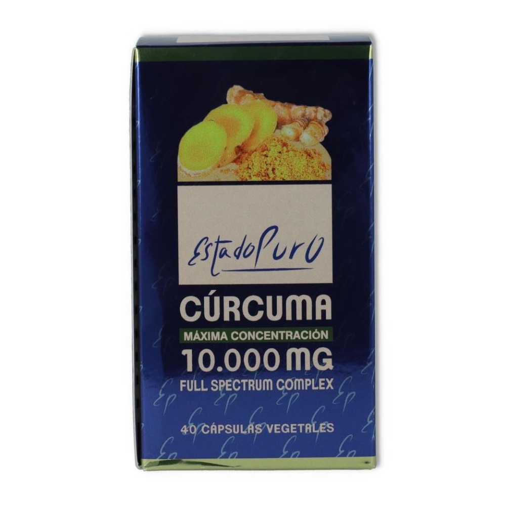 Curcuma 10 000 mg 40 cap Estado Puro