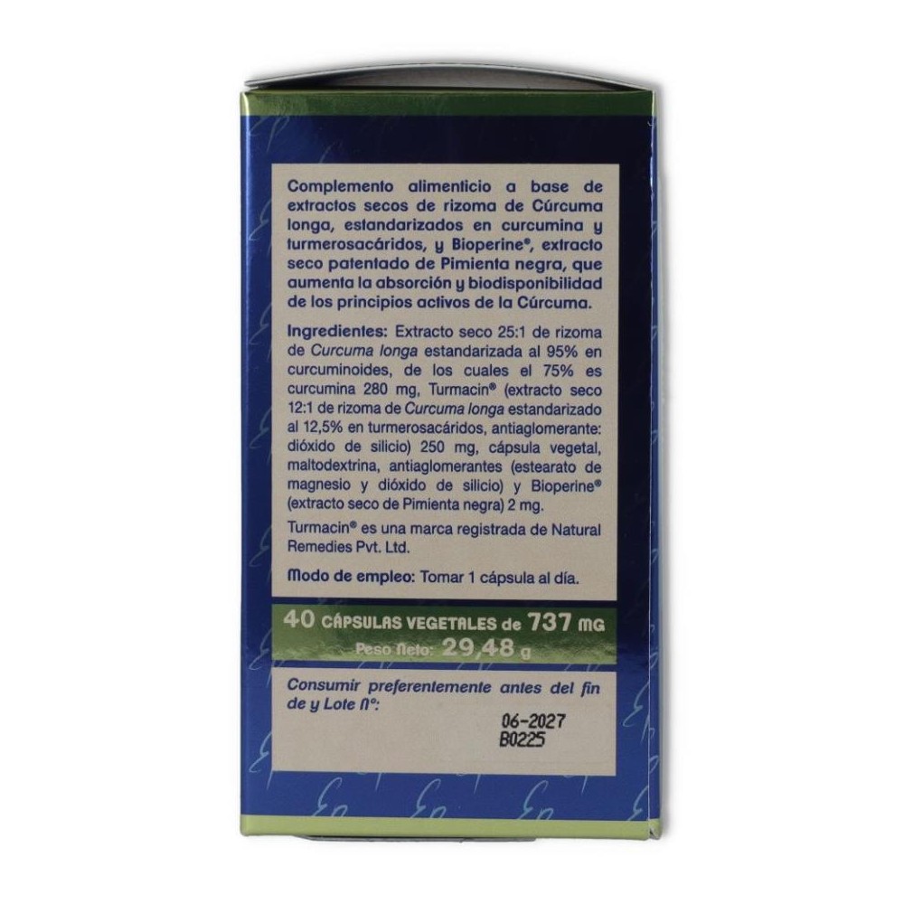 Curcuma 10 000 mg 40 cap Estado Puro
