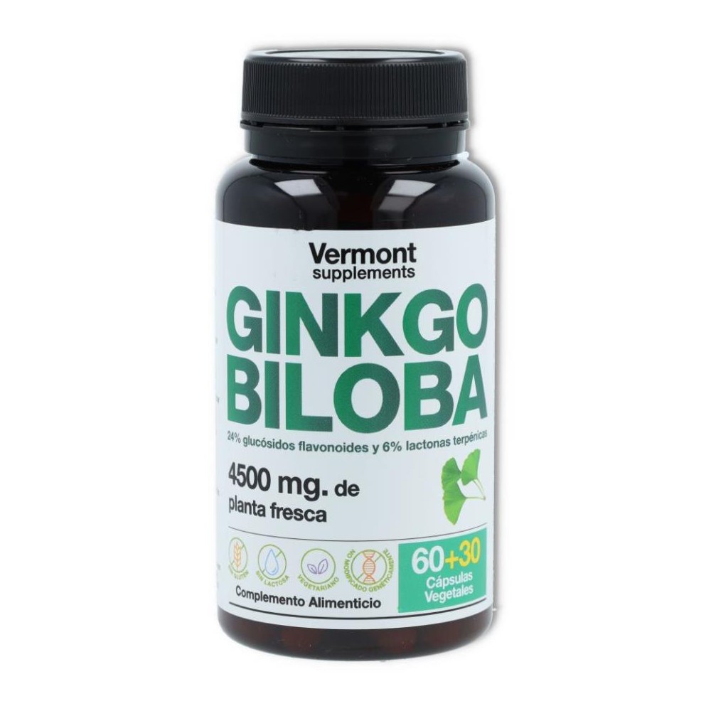 Vermont Ginkgo Biloba 90 cápsulas