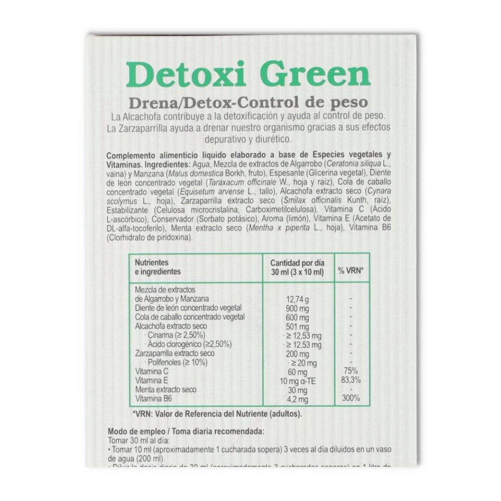Phytogreen Jarabe Detoxi Green 475 ml 